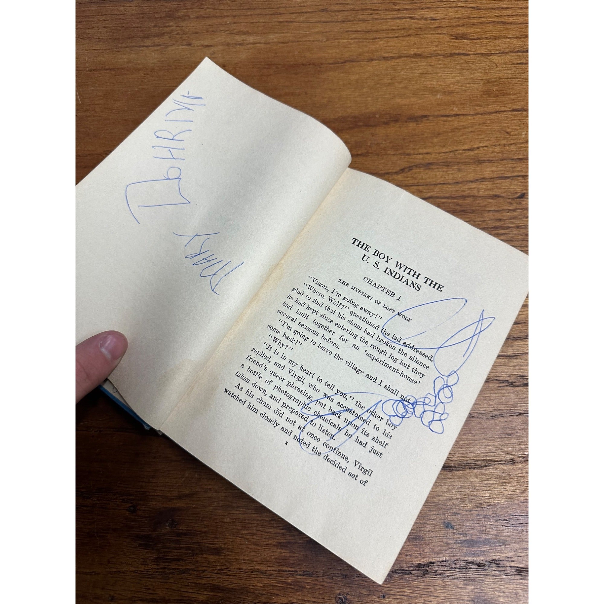 The Boy With The US Indians Native Americans Adventure 1913 U.S. Service Series