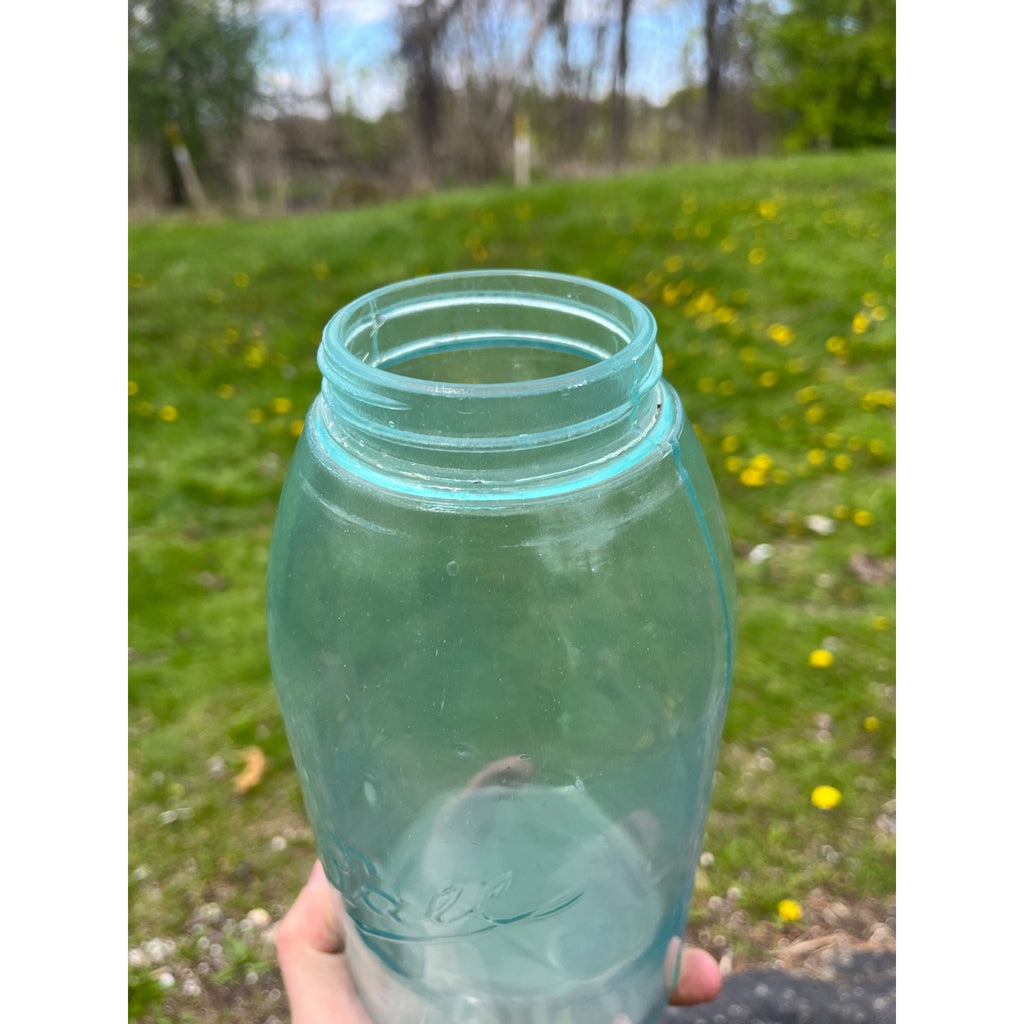 Antique Fruit Canning Jar BALL 3L Half Gallon Opalized
