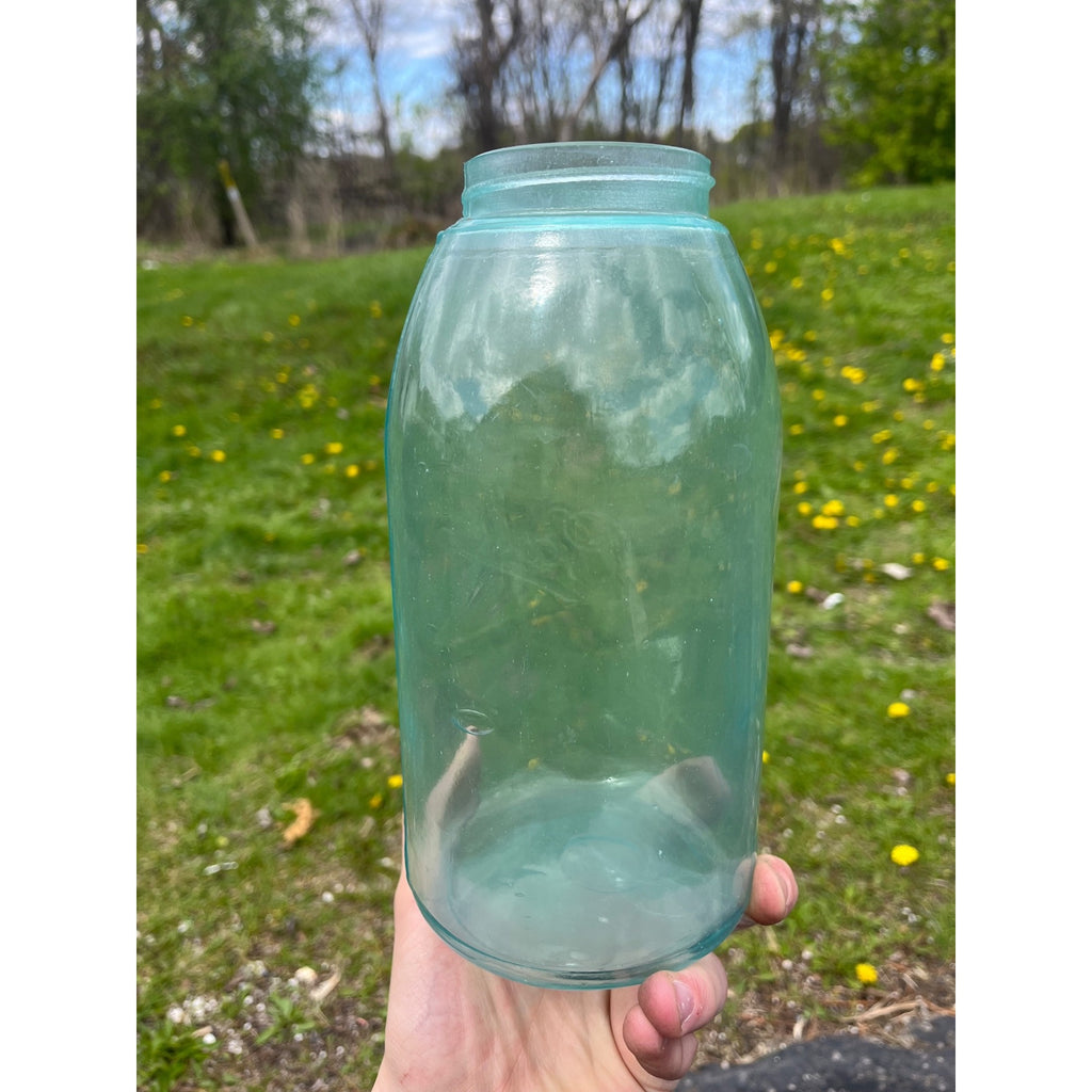 Antique Fruit Canning Jar BALL 3L Half Gallon Opalized