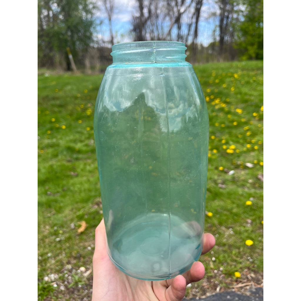Antique Fruit Canning Jar BALL 3L Half Gallon Opalized