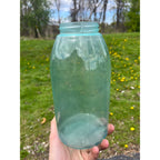 Antique Fruit Canning Jar BALL 3L Half Gallon Opalized