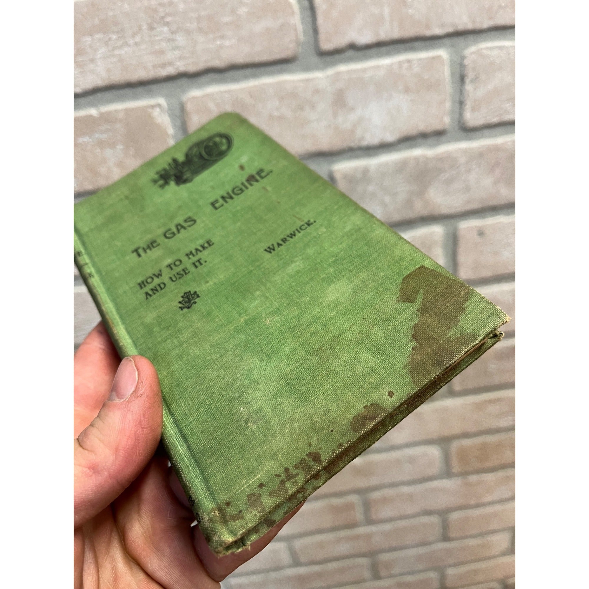 1897 The Gas Engine By  B.P. Warwick Hardcover Book Fairbanks Hit Miss Guide