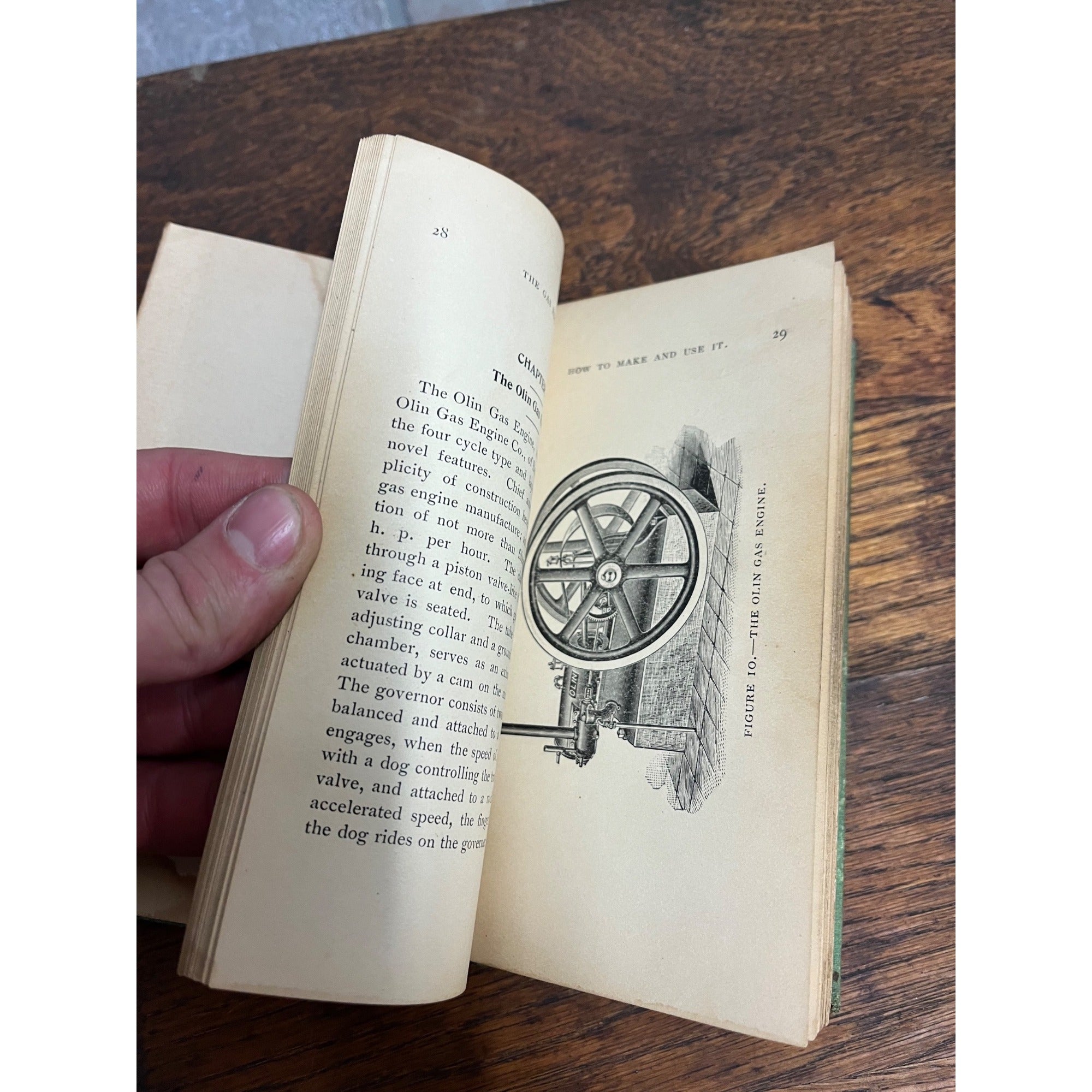 1897 The Gas Engine By  B.P. Warwick Hardcover Book Fairbanks Hit Miss Guide