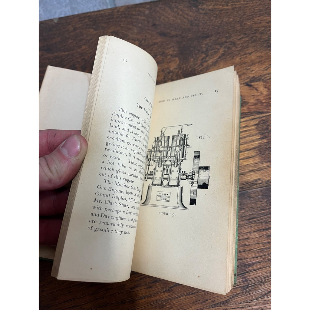 1897 The Gas Engine By  B.P. Warwick Hardcover Book Fairbanks Hit Miss Guide