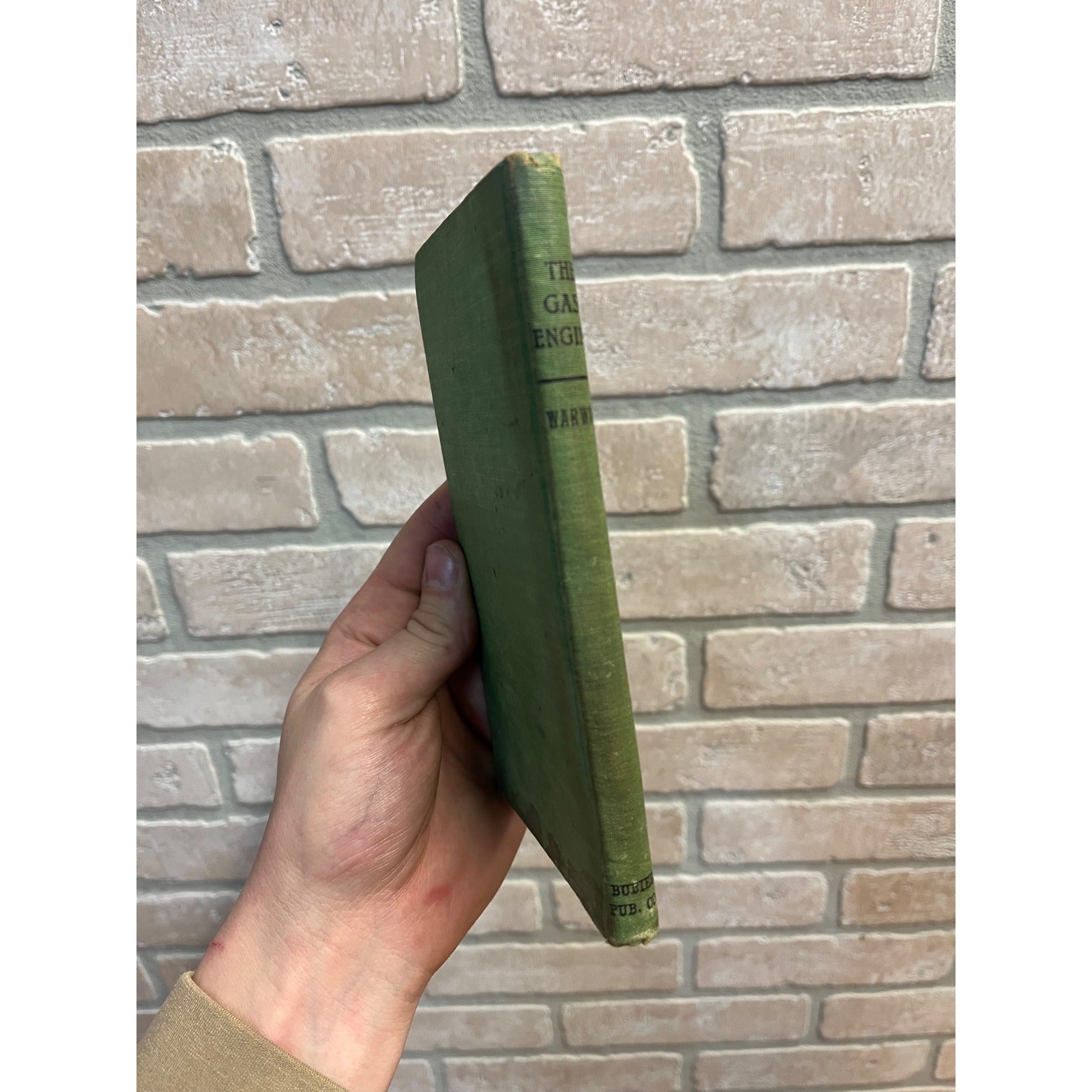 1897 The Gas Engine By  B.P. Warwick Hardcover Book Fairbanks Hit Miss Guide