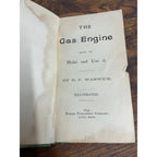 1897 The Gas Engine By  B.P. Warwick Hardcover Book Fairbanks Hit Miss Guide