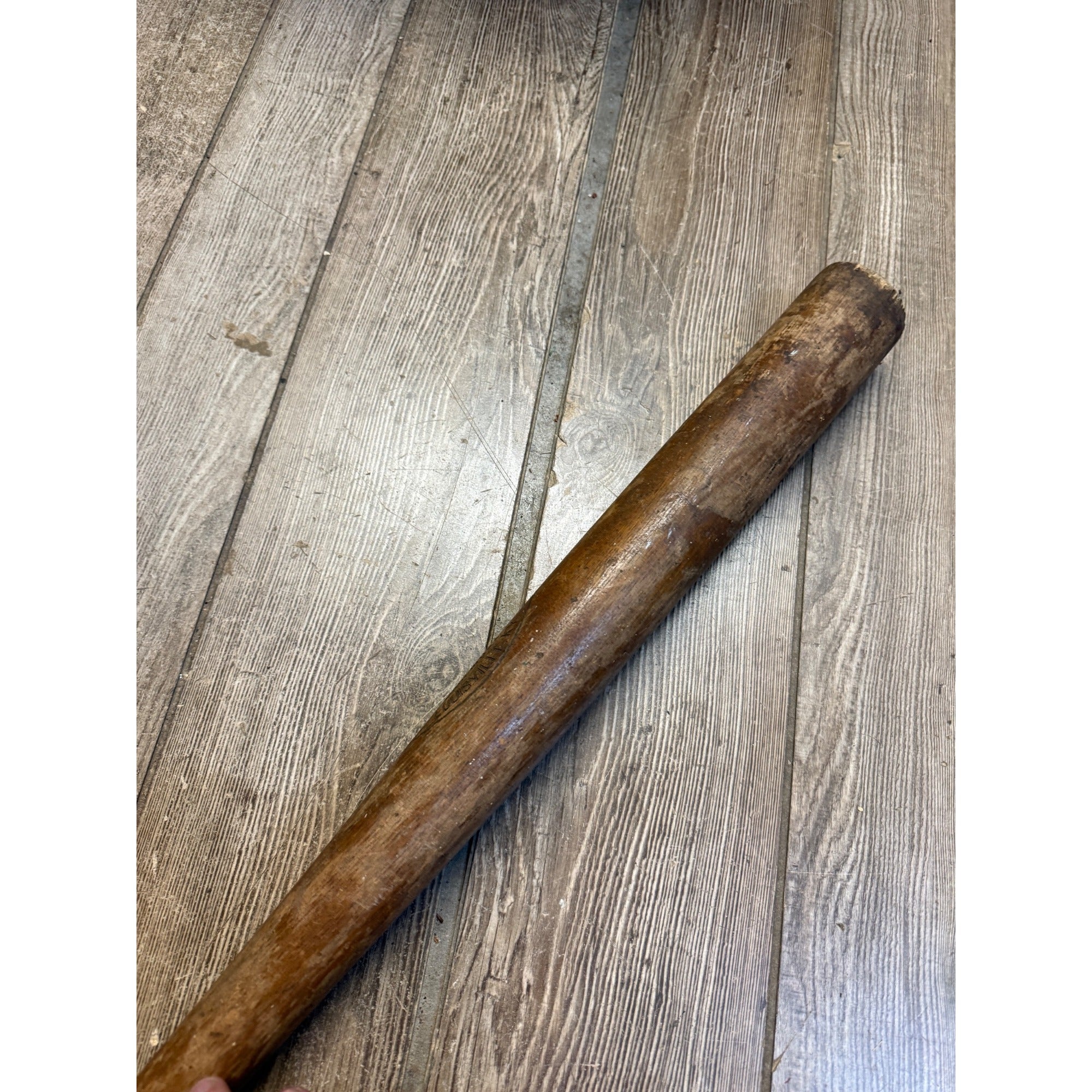 Vtg Louisville Slugger No 9. Hillerich Bradsby Nelson Fox Wooden Baseball Bat