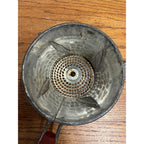 Vintage Kitchen Foley Red Wood Handle Food Mill Potato Masher Ricer Strainer 5"