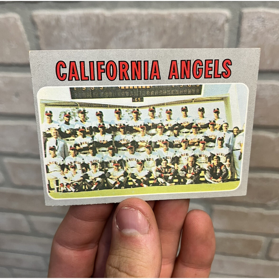 1970 Topps Baseball #522 California Angels Team - NM/MT