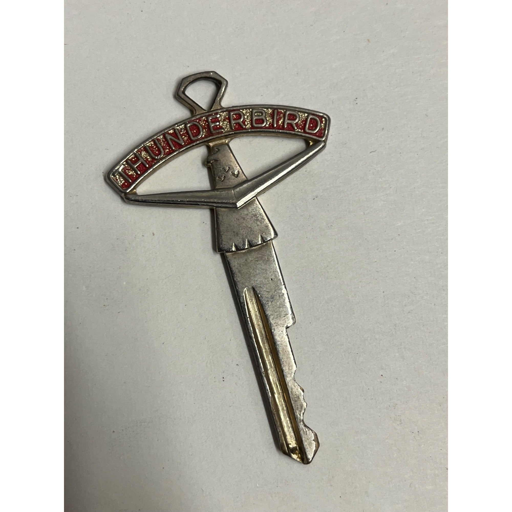 Original Ford Thunderbird Figural Car Automobile Key - Cut - 1955-1964