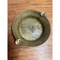 Antique Vintage Solid Brass Ashtray 8.75" Smoker's Tray