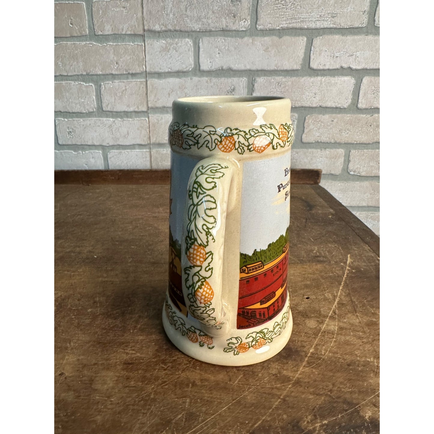 LEINENKUGEL 120TH ANNIVERSARY 1867-1887 BEER STEIN LIMITED EDITION OF 1500