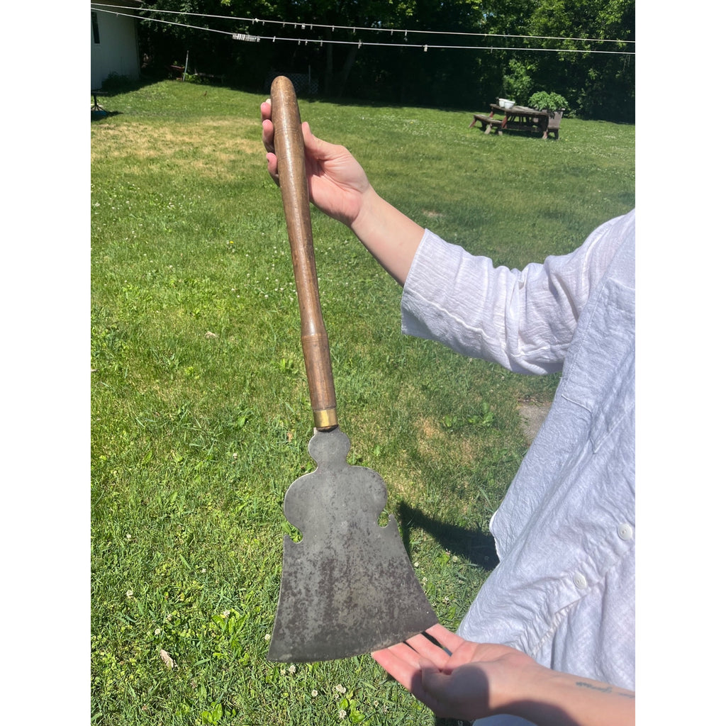Antique Primitive 19th c. Food Chopper Forged Handle AAFA Farmhouse Kitchen Tool