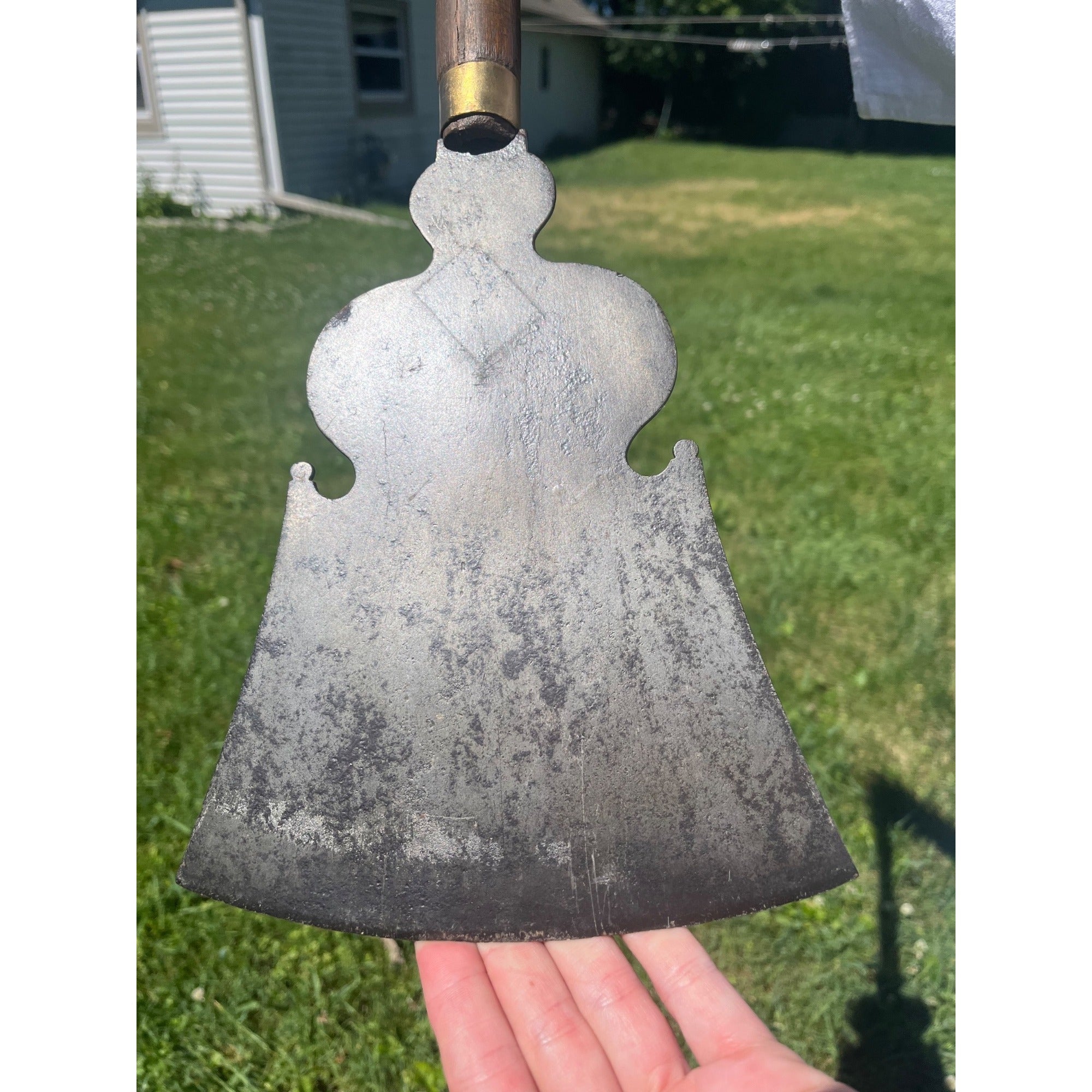 Antique Primitive 19th c. Food Chopper Forged Handle AAFA Farmhouse Kitchen Tool