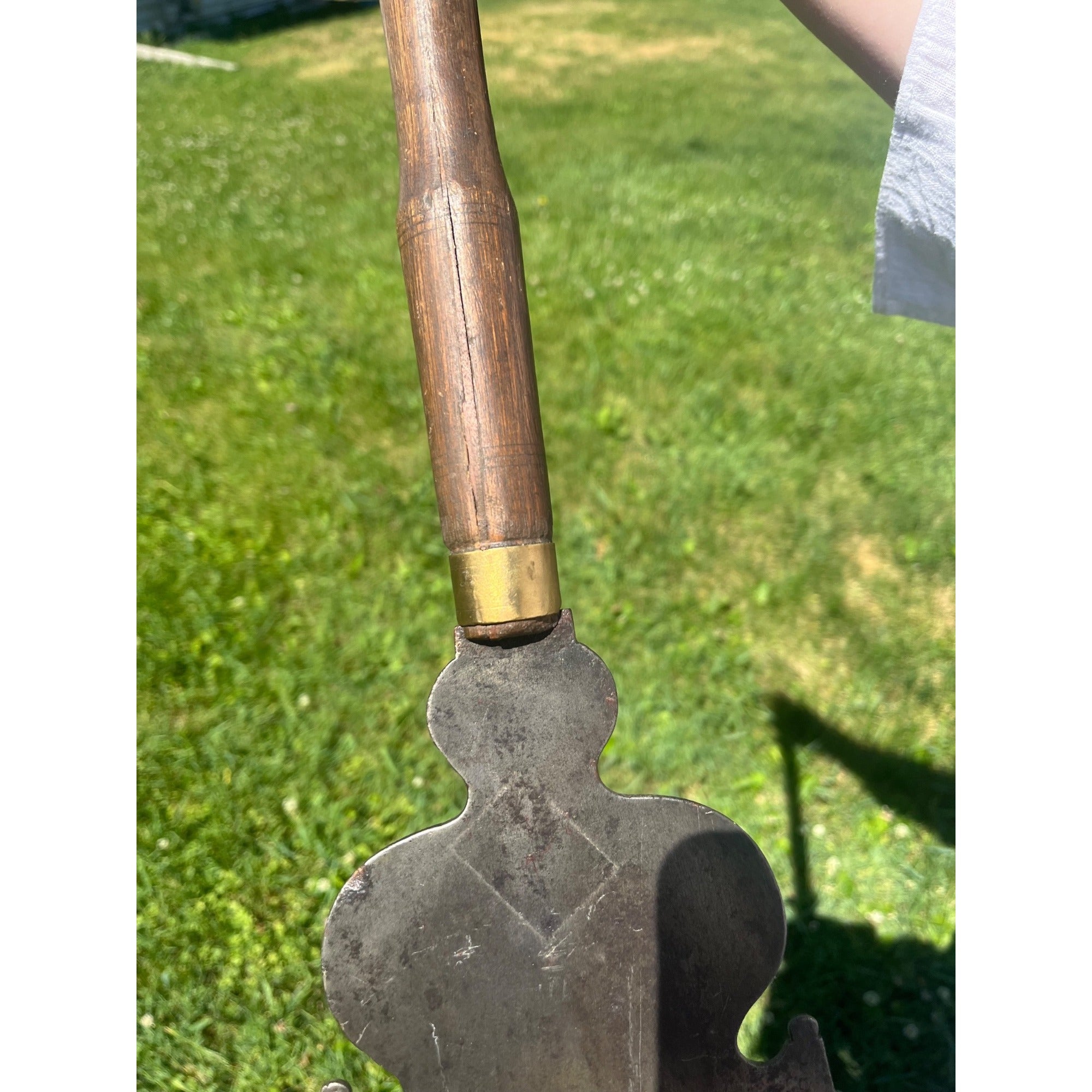Antique Primitive 19th c. Food Chopper Forged Handle AAFA Farmhouse Kitchen Tool