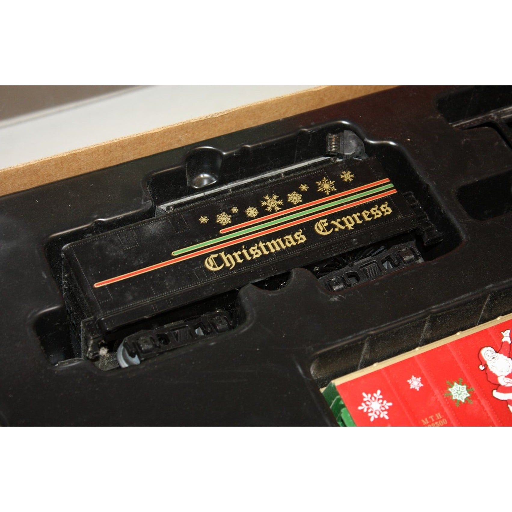 Vintage MTH Rail King 2000 Holiday Express 2-8-0 Steam Freight Train Set NEW