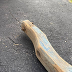 Antique Primitive 19th c. Ox / Horse Evener Yoke Original Blue Paint AAFA Farm