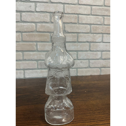 Vintage Early 1900s Santa Figural Glass Belsnickle-Style Bottle MG Husted