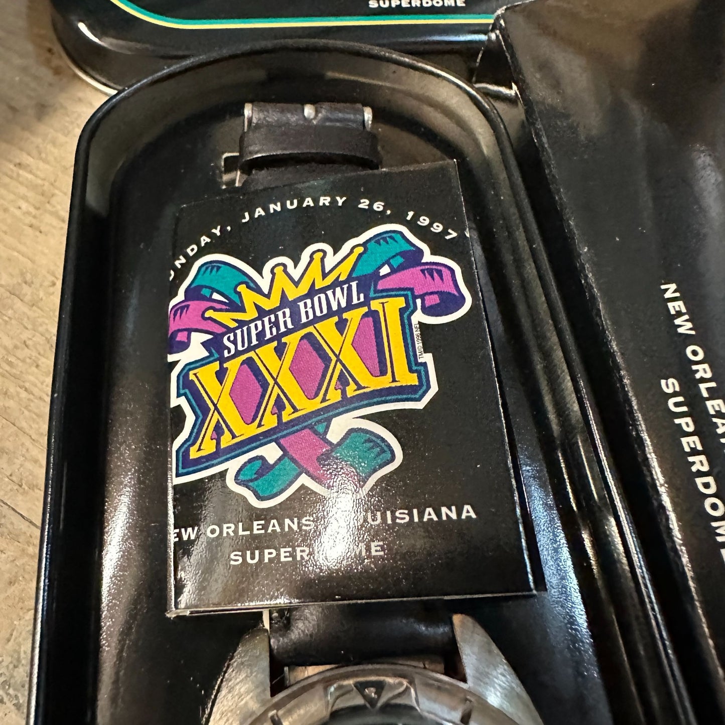 GREEN BAY PACKERS SUPER BOWL XXXI 31 CHAMPIONS 1996-LIMITED EDITION WATCH