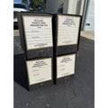 Vintage Lot of 4 All Metal Pharmacy Prescription Black File Box McCracken