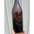 Pre-Pro 1890s A. Haas Brewing Houghton Michigan Amber Beer Bottle Blob Quart