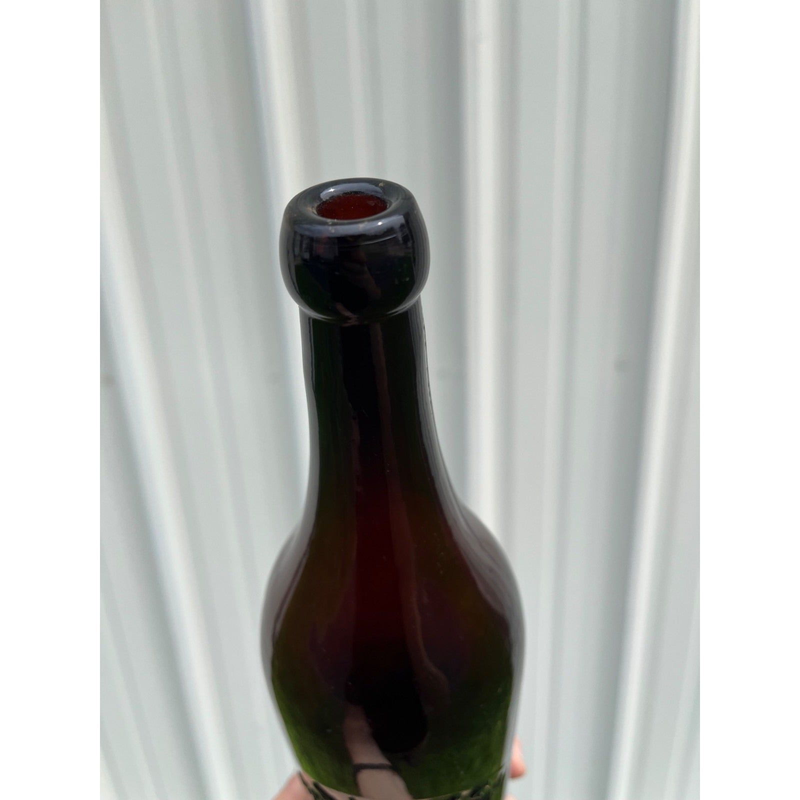 Pre-Pro 1890s A. Haas Brewing Houghton Michigan Amber Beer Bottle Blob Quart