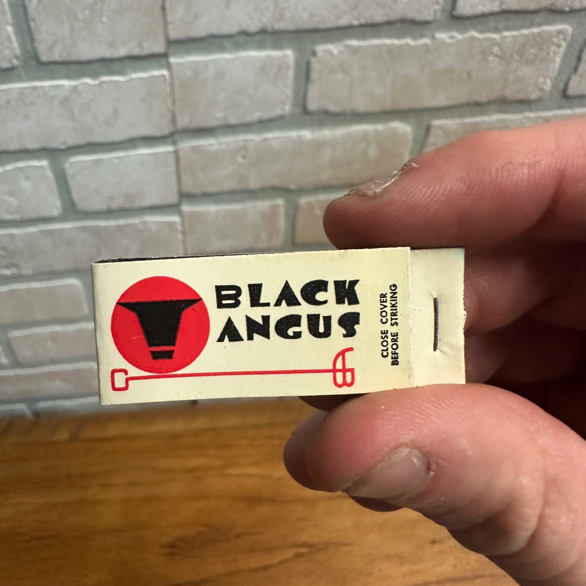 Vintage Black Angus Restaurant Matchbook Menu Minneapolis Minnesota Advertising