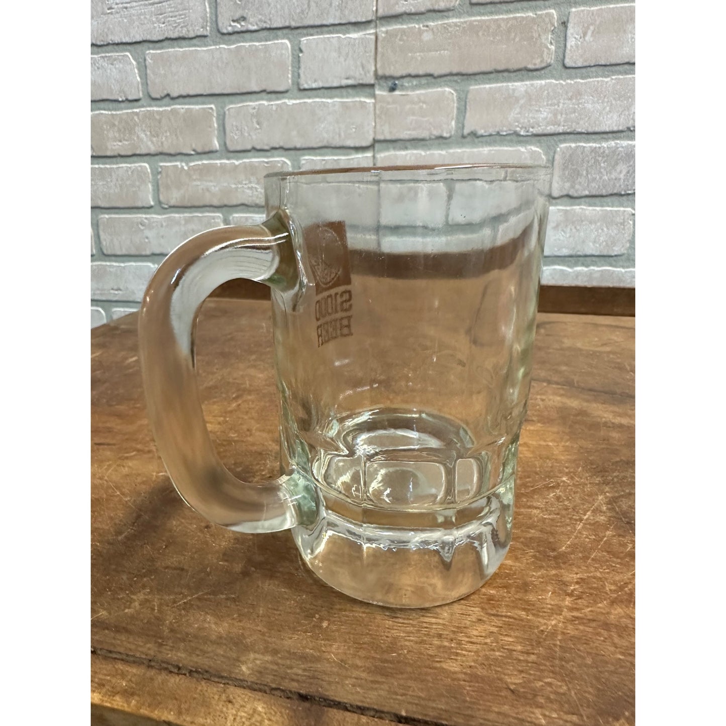 VINTAGE MILLER $1000 NATURAL PROCESS BEER 5" GLASS MUG GETTELMAN HARD TO FIND