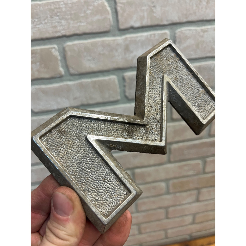 Mack Truck Metal Letter "M” Emblem - 4MR33-P1 - OEM Original Pebbled