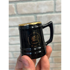 Vintage Small 1960's Wisconsin State University Oshkosh Ceramic Stein Or Tankard Mug Miniature WSU