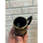 Vintage Small 1960's Wisconsin State University Oshkosh Ceramic Stein Or Tankard Mug Miniature WSU