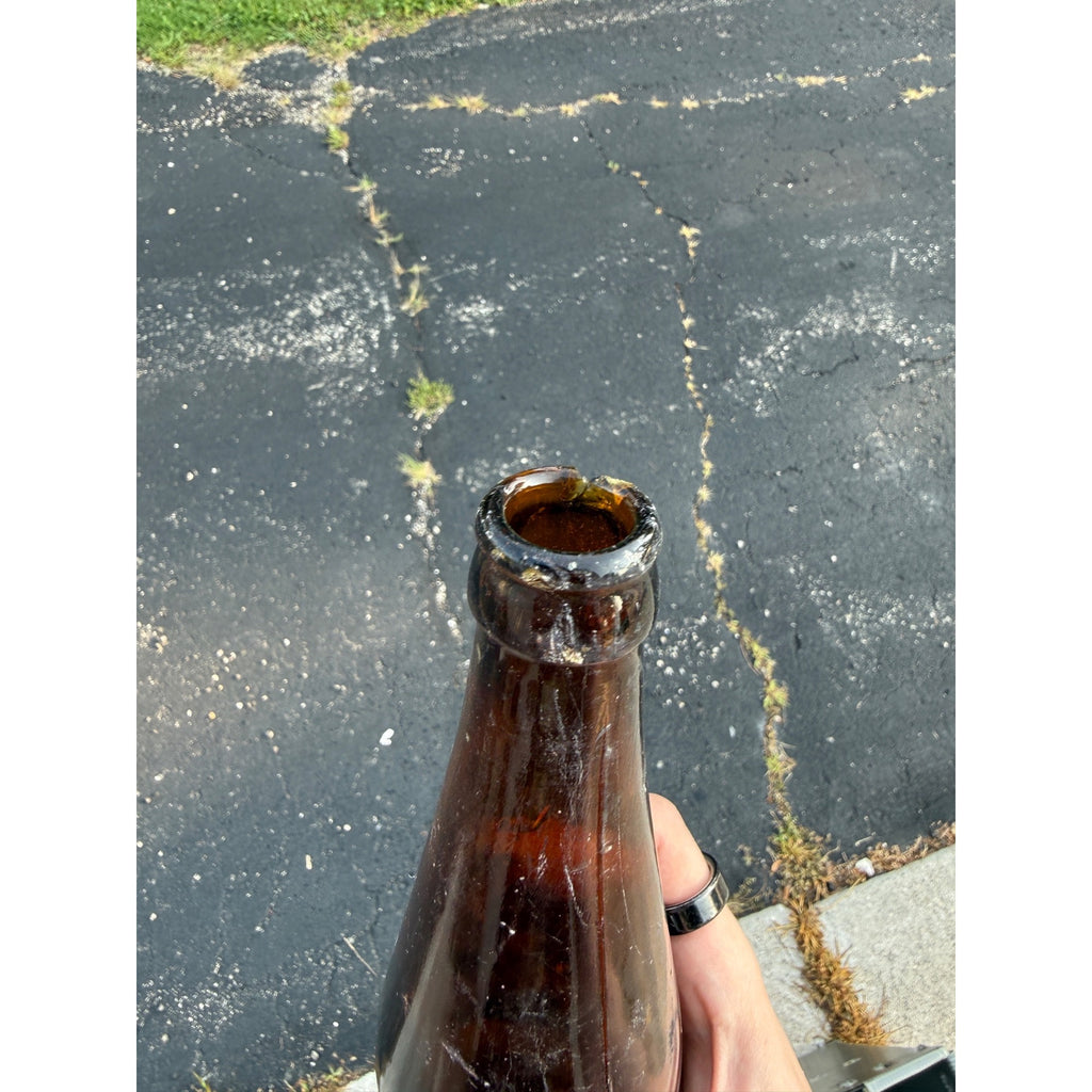 Antique Amber Vogl's Independent Brewery South Germantown Wis Beer Bottle