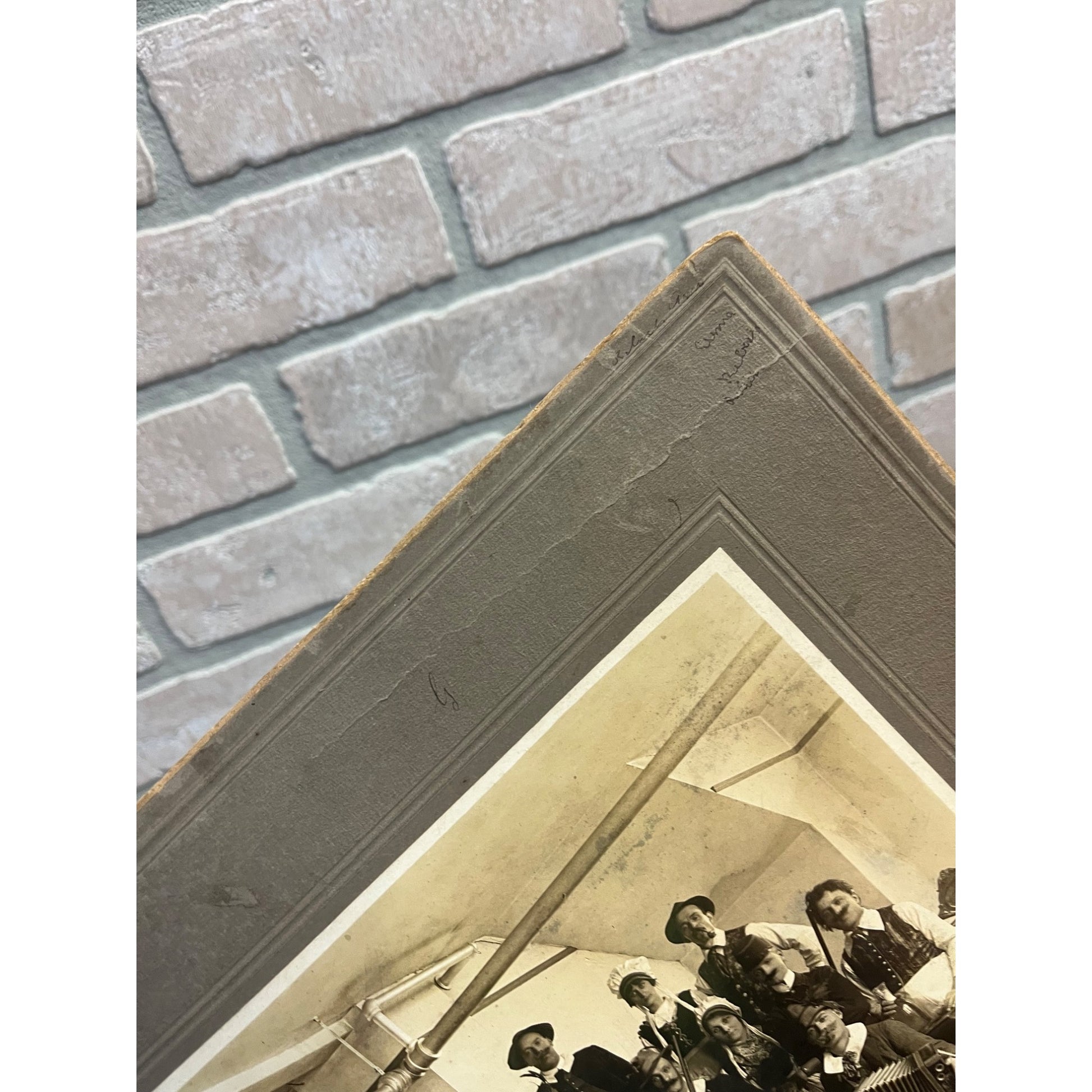 Antique Vintage Cabinet Photos Lot Sheboygan WI Parade Band, Actors