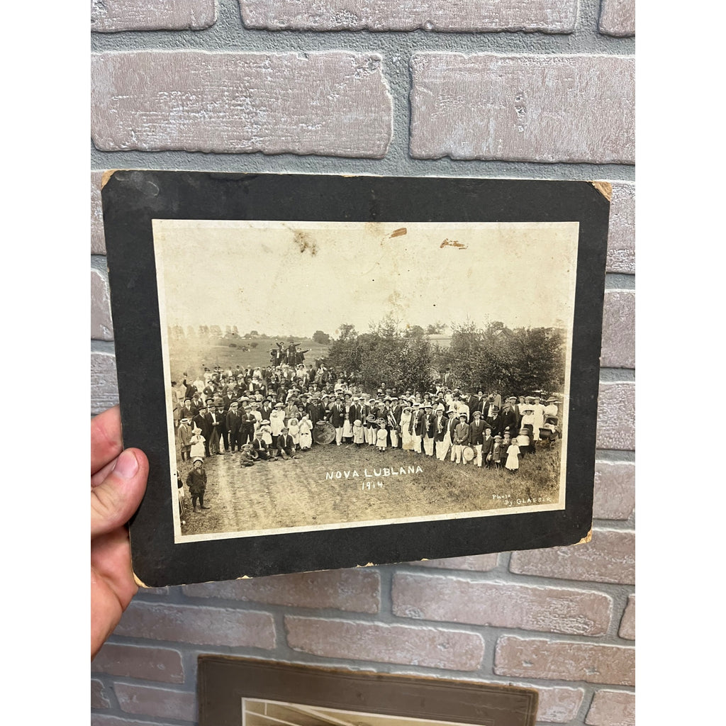 Antique Vintage Cabinet Photos Lot Sheboygan WI Parade Band, Actors