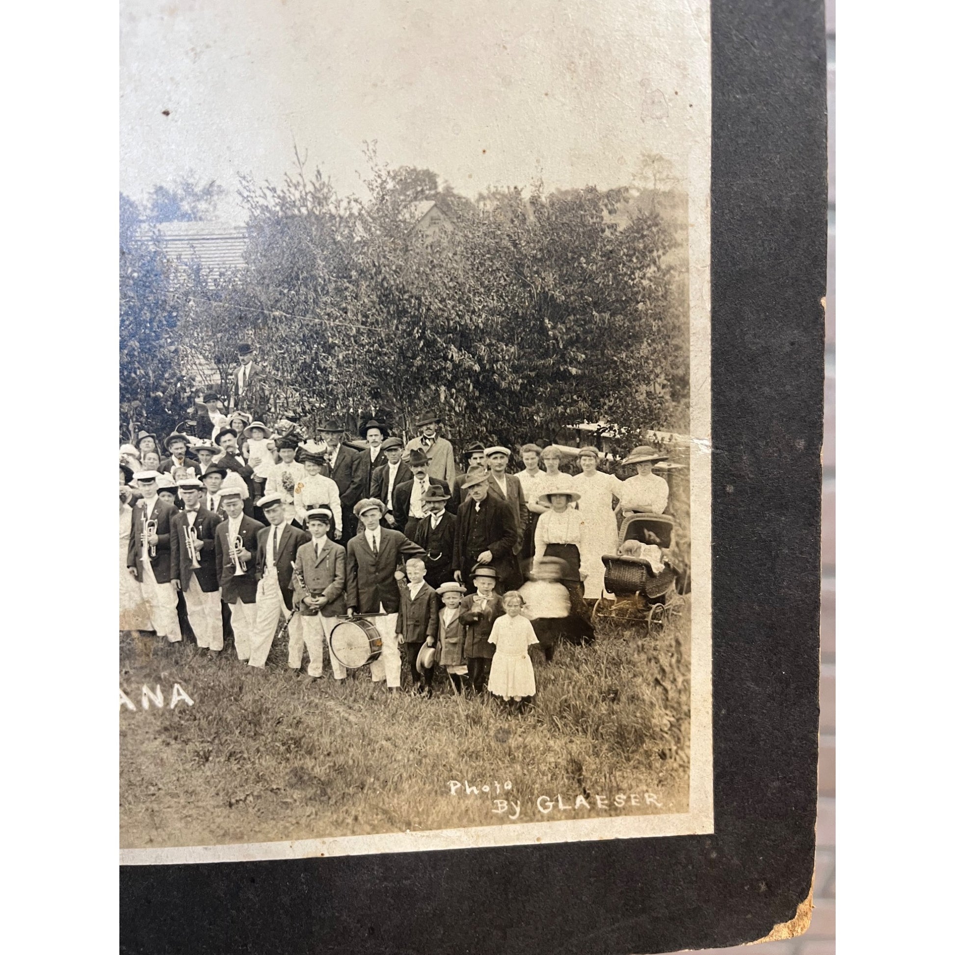 Antique Vintage Cabinet Photos Lot Sheboygan WI Parade Band, Actors