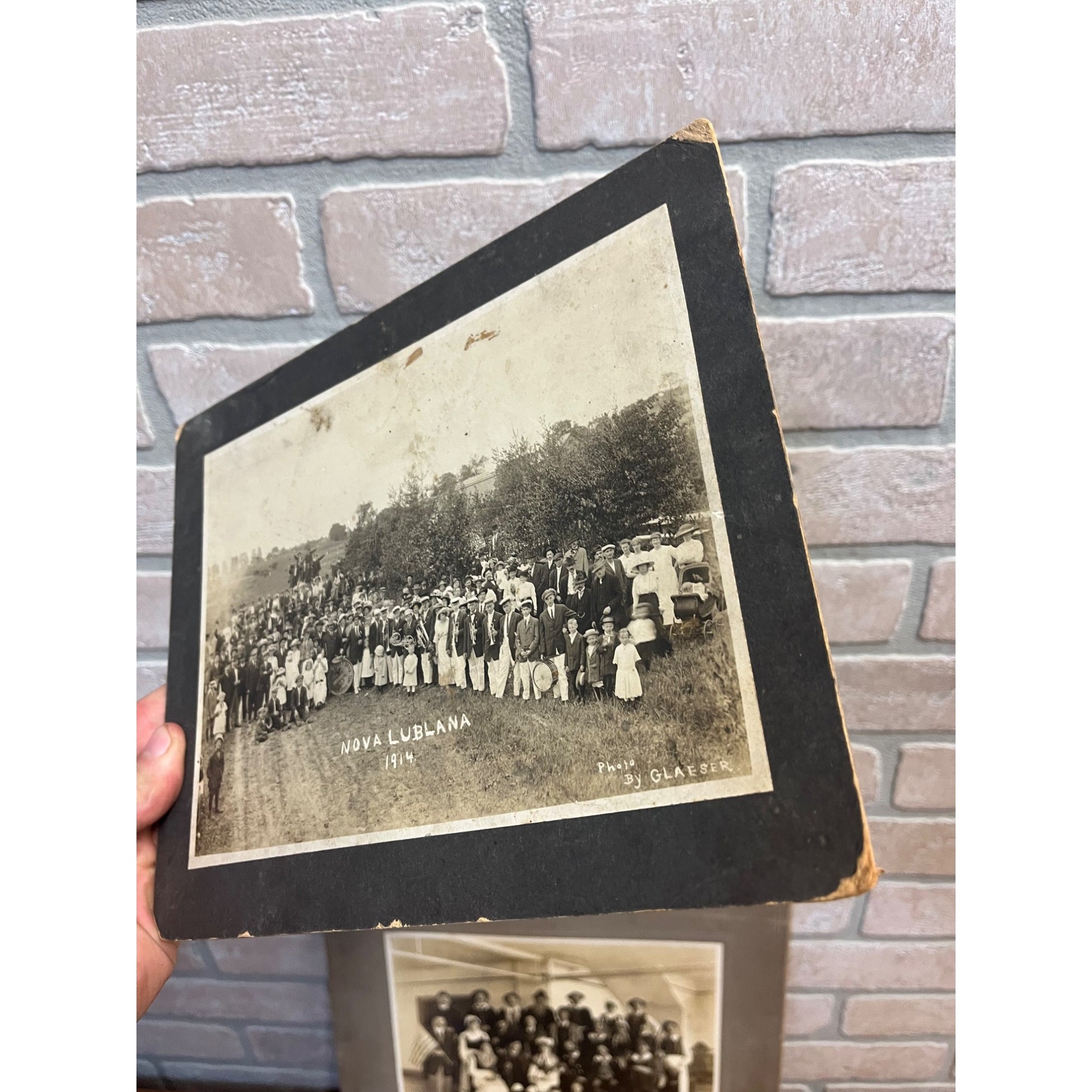 Antique Vintage Cabinet Photos Lot Sheboygan WI Parade Band, Actors