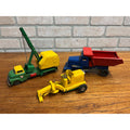 Vintage Japan SSS Tin Litho Friction Construction Toys Shovel Dump Truck - Parts