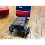 Vintage Japan SSS Tin Litho Friction Construction Toys Shovel Dump Truck - Parts