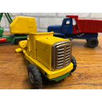 Vintage Japan SSS Tin Litho Friction Construction Toys Shovel Dump Truck - Parts
