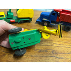 Vintage Japan SSS Tin Litho Friction Construction Toys Shovel Dump Truck - Parts