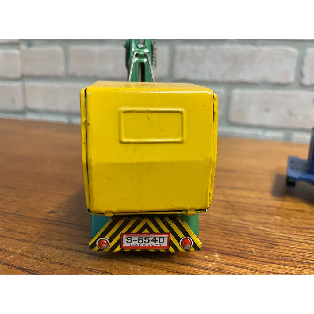 Vintage Japan SSS Tin Litho Friction Construction Toys Shovel Dump Truck - Parts