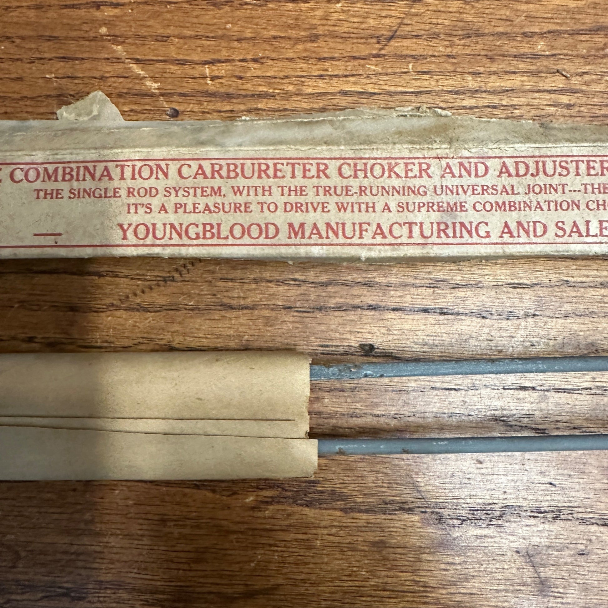 Original FORD Supreme Combination Carbureter Choker & Adjuster - Youngblood Mfg