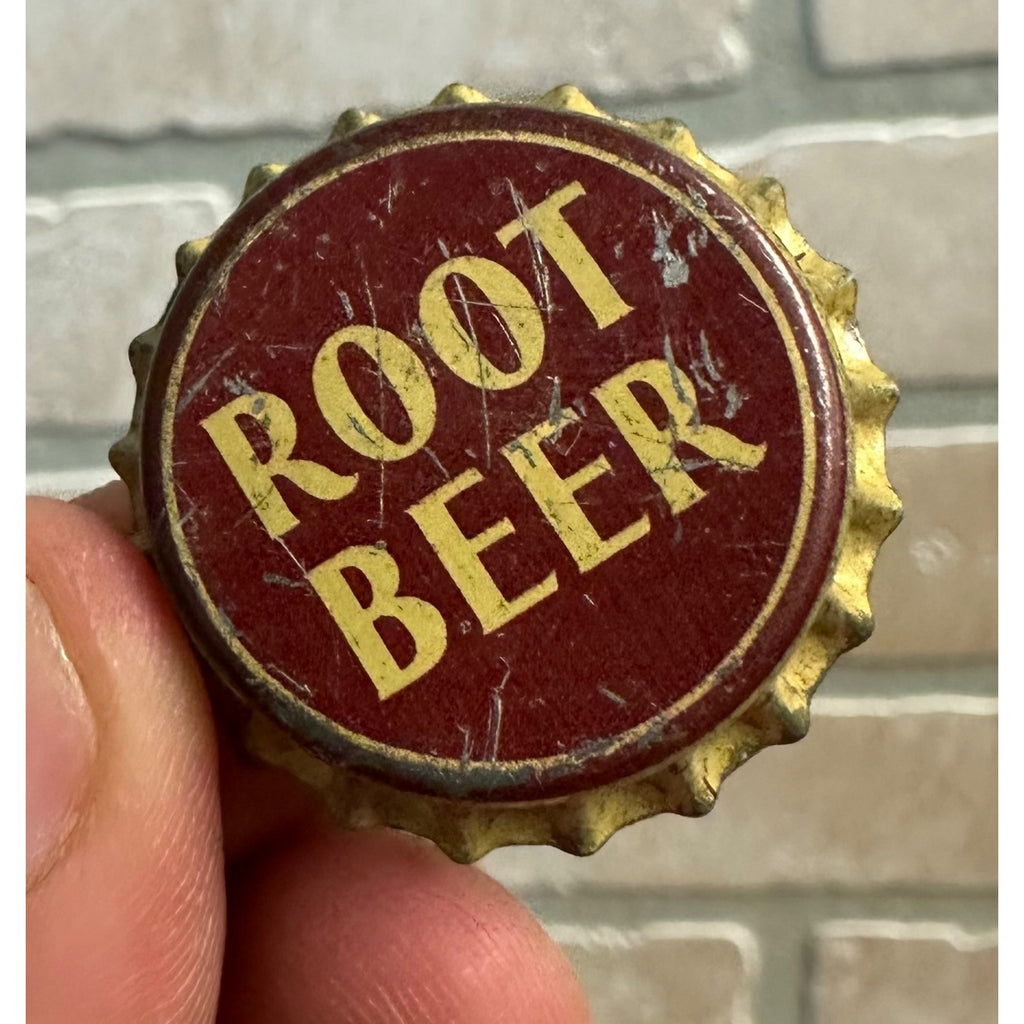 RARE Vintage 1950s Fox Valley Beverages Co. Root Beer Bottle Cap Oshkosh WI