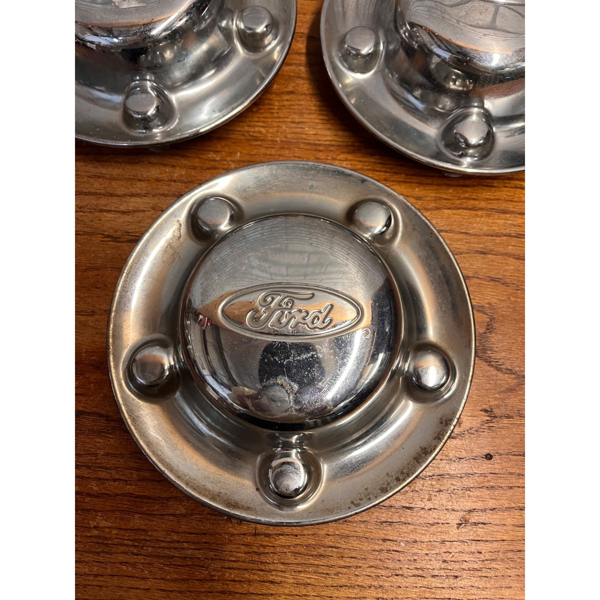 1997 - 2004 Ford Center Caps Chrome # YL34-1A096-CB Set of (3)