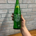 Flip Soda Bottle. Dad's Bottling Co. of Chicago; 2-color ACL Half Quart size