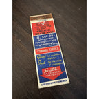 Vintage 1940s Pine River Motors Standard Oil Iso-Vis Advertising Matchbook Wis