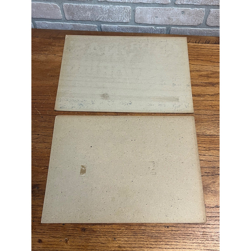 Vintage Dr Lynas Flavoring Extracts Maple-O Litho Cardstock Signs General Store