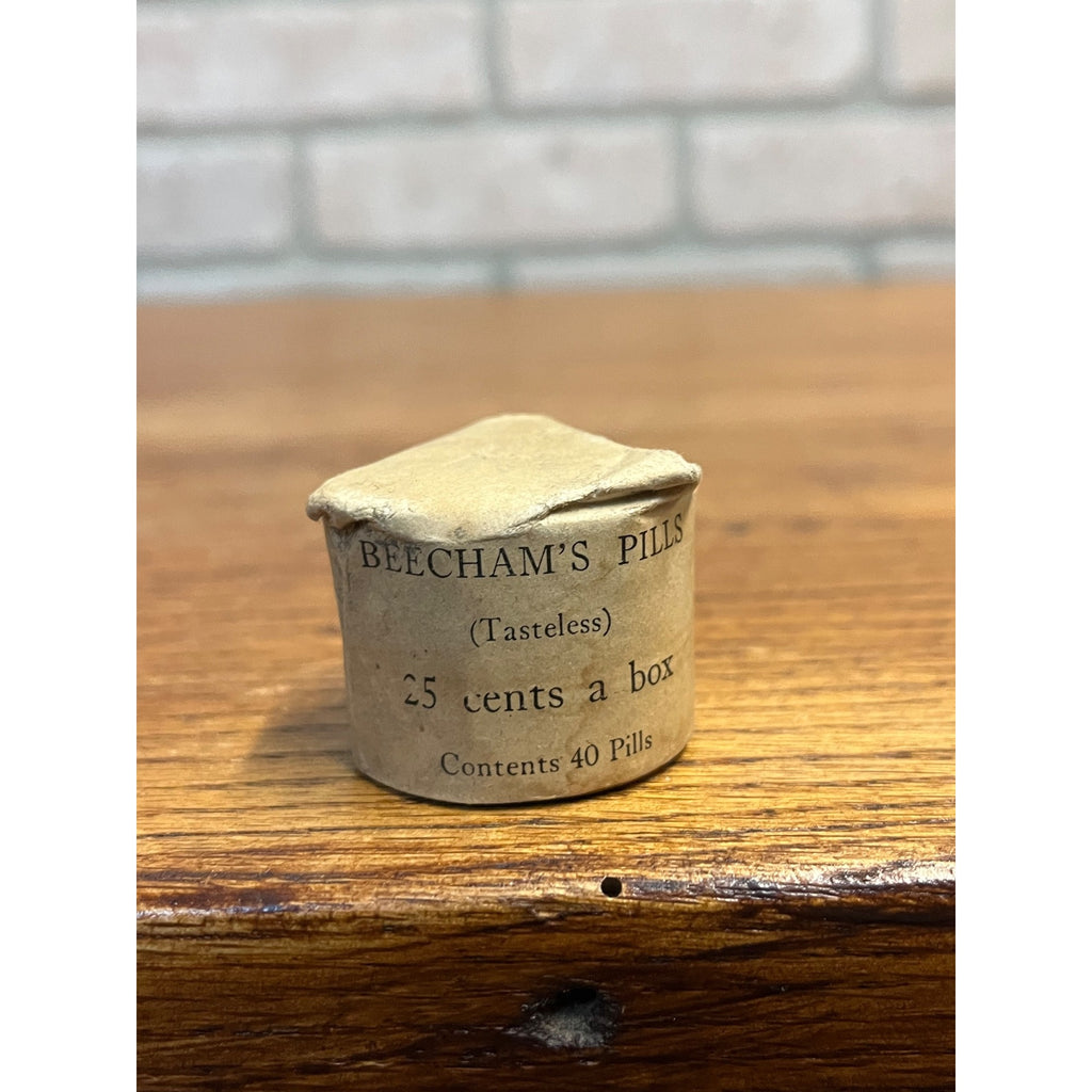 Vintage Beecham's Laxative Pills - UNOPENED Package Apothecary Quack Medicine