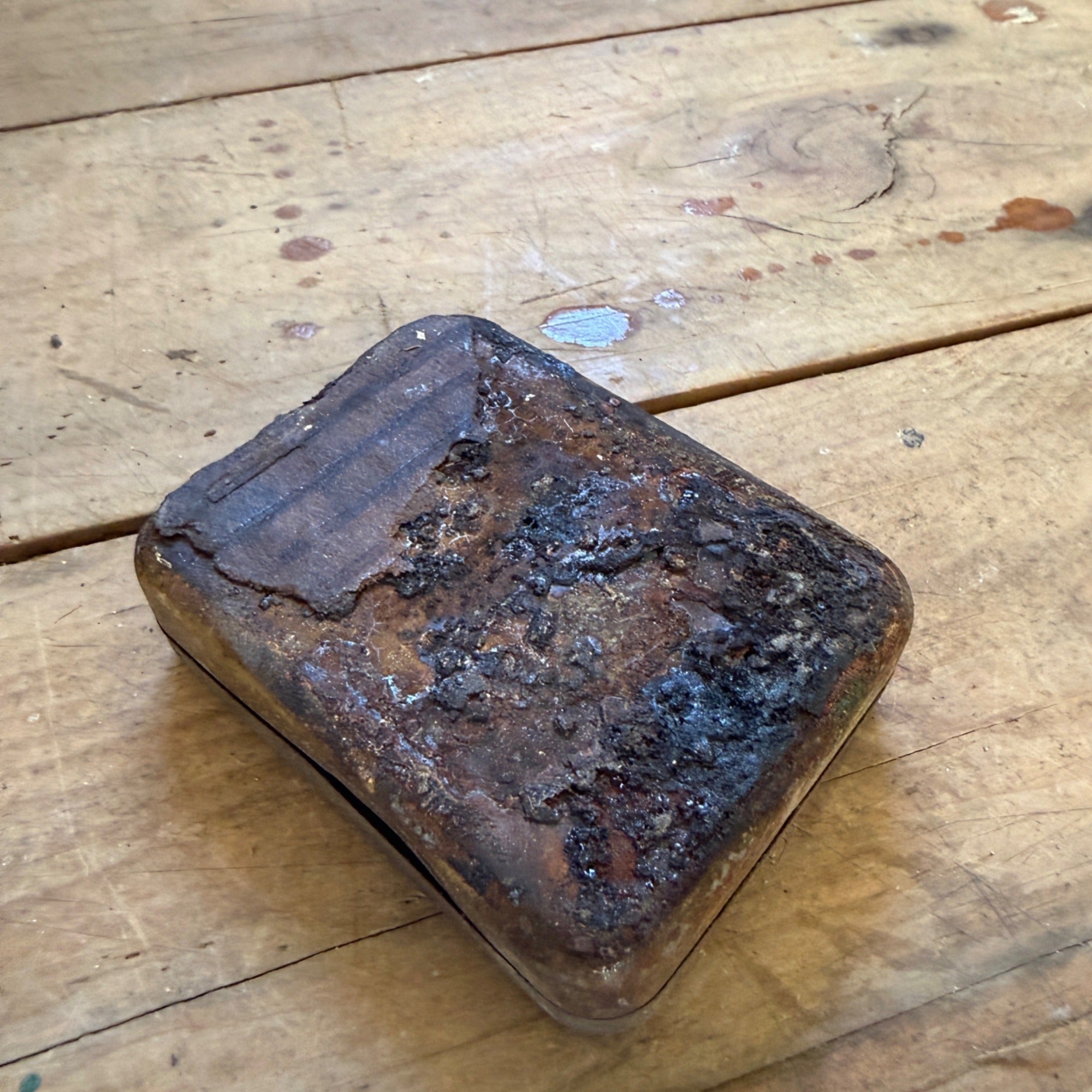 Antique Packers Tar Soap Tin The Packer Mfg Co New York Advertising Soap Box