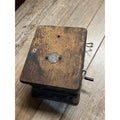Antique 1890s Oak Telephone 5-Bar Magneto Ringer Box Old Phone Vintage